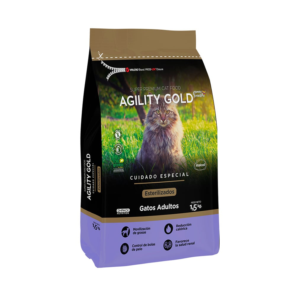Agility Gold - Esterilizados Gatos 1,5 Kg